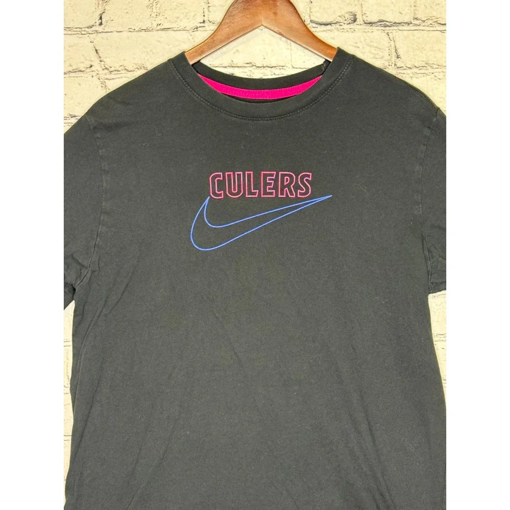 Nike FC Barcelona Culers‎ T Shirt Black Mens Size Large